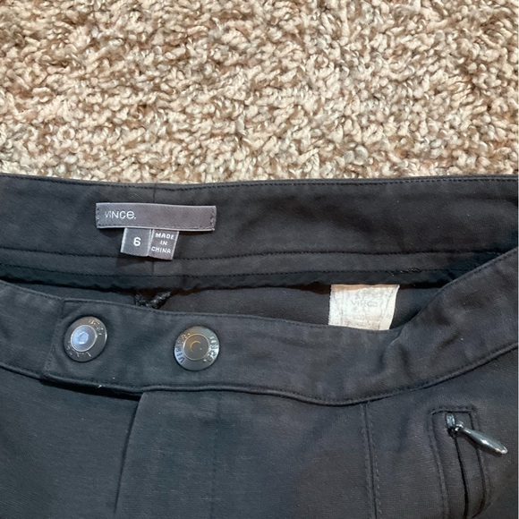 Vince Women’s Stretch Pants Charcoal Gray Black Size 6 - Picture 3 of 11